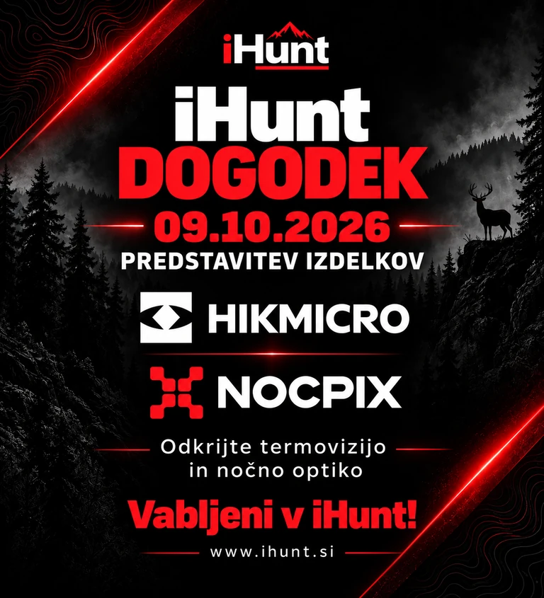 iHunt event on 9 October 2026 – presentation of HIKMICRO and NOCPIX thermal imaging and night vision optics