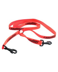 CANIHUNT flat double lead HUNTER FIRST orange