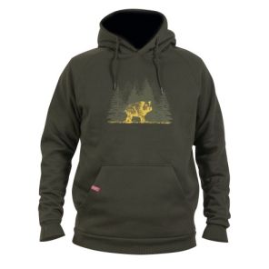 Majica z kapuco HART BRANDED-H z motivom divjega prašiča