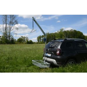 Heck-Pack Artemis game hoist and components