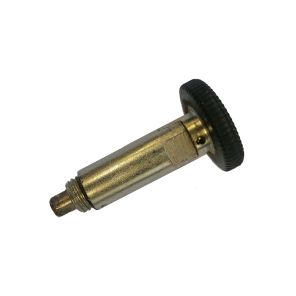 Locking pin for one-hand lever quick-release fastener