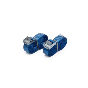 Two tensioning straps for fastening