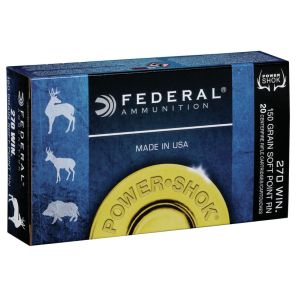 Munizioni Federal Power Shok 270 Winchester 9,70g / 150gr SP
