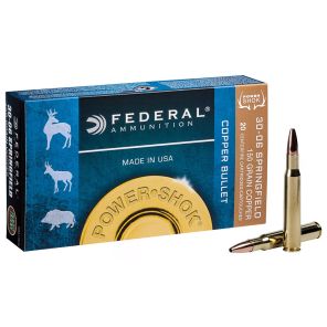 Strelivo Federal Power Shok 30-06 Springfield 9,70g / 150gr Copper Solid HP