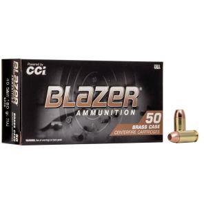 CCI Blazer Ammunition 40 S&W 11,7g / 180gr FMJ