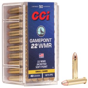 Streljivo CCI 22 WMR Game Point JSP