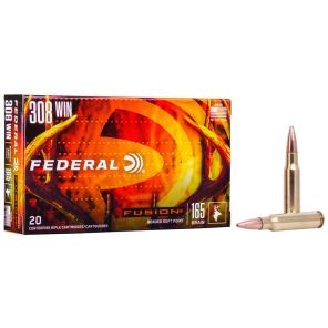 Federal Fusion Ammunition 308 Winchester 10,7g / 165gr SP