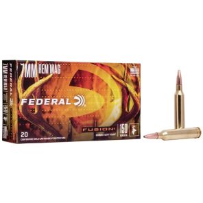 Federal Fusion Ammunition 7mm Remington Magnum 9,7g / 150gr SP