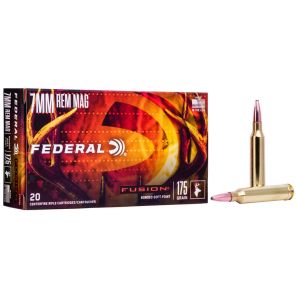 Federal Fusion Ammunition 7mm Remington Magnum 11,3g / 175gr SP