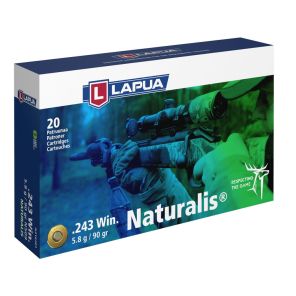 Strelivo Lapua 243 Winchester N509 5,8g / 90gr Naturalis