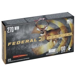 Munizioni Federal Premium 270 Winchester 8,42g / 130gr Nosler Partition