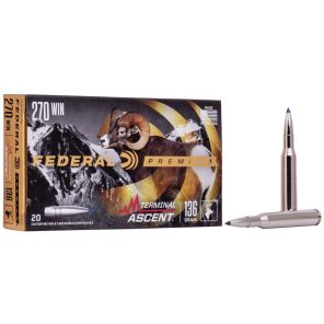 Streljivo Federal Premium 270 Winchester 8,8g / 136gr Terminal Ascent