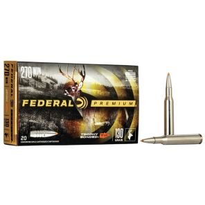 Munizioni Federal Vital Shok 270 Winchester 8,42g / 130gr Trophy Bonded Tip