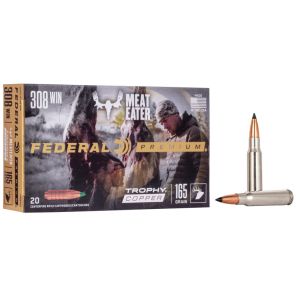 Federal Vital Shok Ammunition 308 Winchester 10,7g / 165gr Trophy Copper
