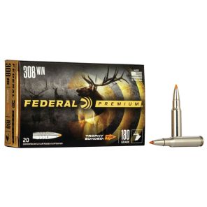 Federal Vital Shok Ammunition 308 Winchester 11,7g / 180gr Trophy Bonded Tip