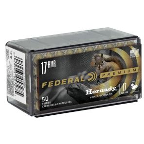 Federal V-Shok Ammunition 17 HMR Hornady V-Max 1,10g / 17gr HP