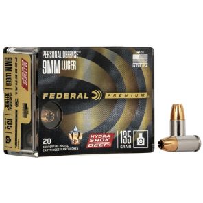 Federal Premium Ammunition 9x19mm 8,74g / 135gr Hydra-Shok Deep HP