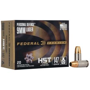 Federal Premium Ammunition 9x19mm 9,52g / 147gr Personal Defence HST JHP