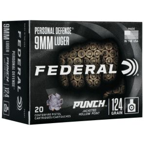 Federal Premium Ammunition 9x19mm 8,0g / 124gr Punch JHP