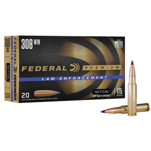 Federal Premium Ammunition 308 Winchester 11,3g / 175gr Tactical Match Grade TRU