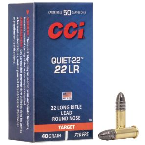 Streljivo CCI 22 LR Quiet 2,59g / 40gr LRN