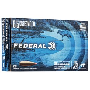 Federal V-Max Ammunition 6,5mm Creedmoor 6,15g / 95gr SP