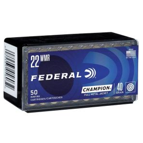 Federal Ammunition 22 WMR Champion Training 2,59g / 40gr FMJ