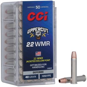 CCI Ammunition 22 WMR Uppercut 2,59g / 40gr JHP