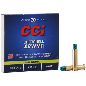 CCI streljivo 22 WMR sačmena patrona #12