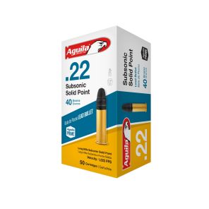 Streljivo Aguila 22 LR Subsonic 2,59g / 40gr LSP